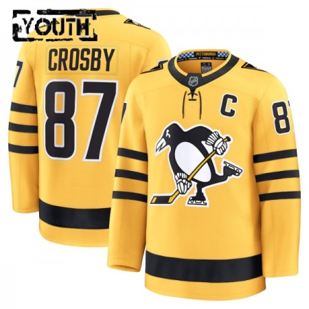 Lasten NHL Pittsburgh Penguins Pelipaita 2025-26 Fanatics Premium Sidney Crosby Alternate Gold Lasten NHL Pittsburgh Penguins Pelipaita 2025-26 Fanatics Premium Sidney Crosby Alternate Gold